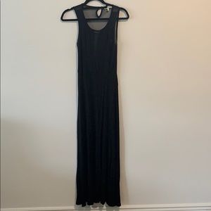Monteau Long Black Dress